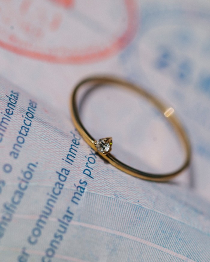 Goldring mit Diamanten | LECARRE