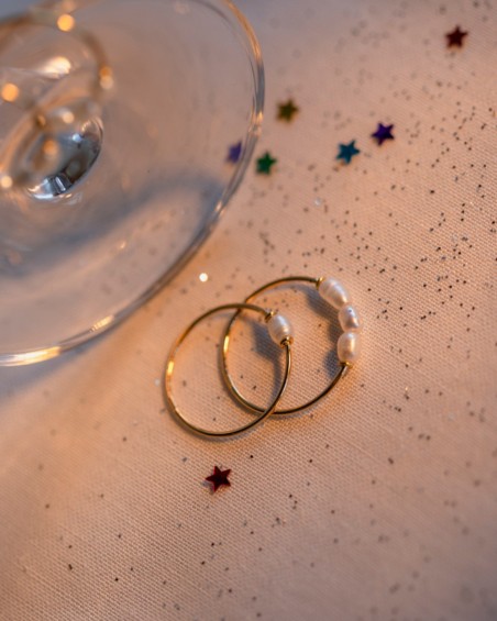 Rijstparel gouden ring | LECARRE