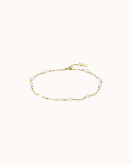 Bracciale in oro e perle di riso | LECARRE