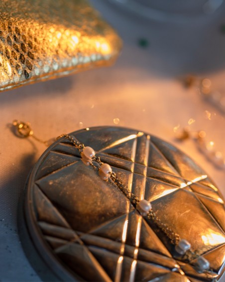 Pulsera Oro Perlas Rice | LECARRE