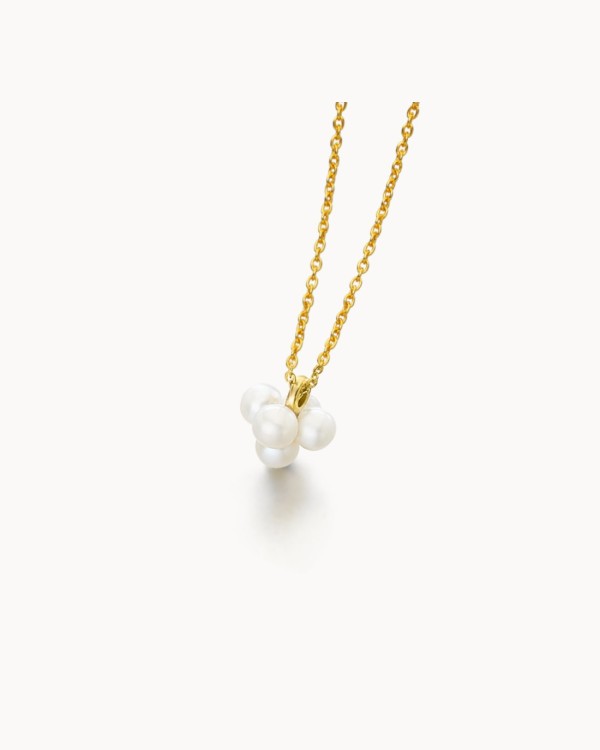 Kette + Zuchtperlencluster | LECARRE