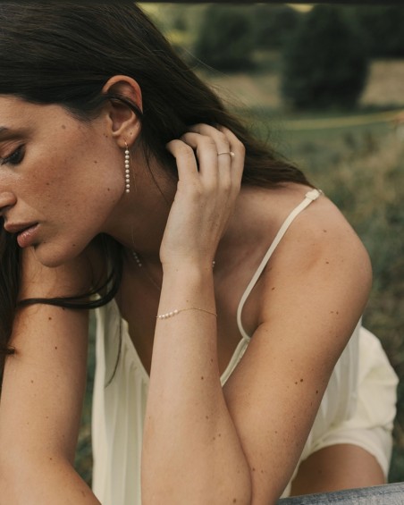 Zuiverheidsring in goud, diamant en parel | LECARRE