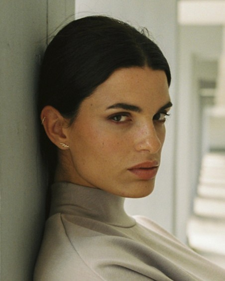 Orecchini a barra in oro e diamanti | LECARRE