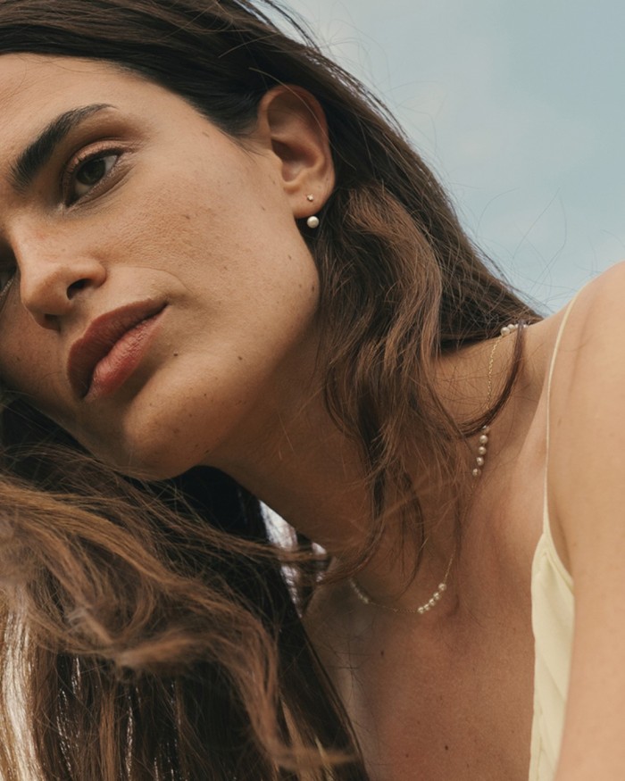 Purity Detachable Earrings Gold Diamonds Pearls | LECARRE