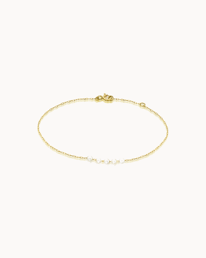 Purity Gold and Cultured Pearl Bracelet | LECARRE