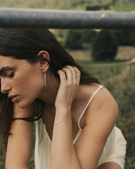 Purity-armband i guld och odlade pärlor | LECARRE