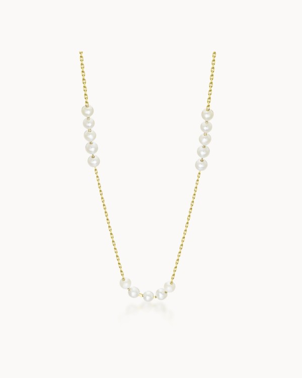 Chaîne en or multi-perles Purity | LECARRE