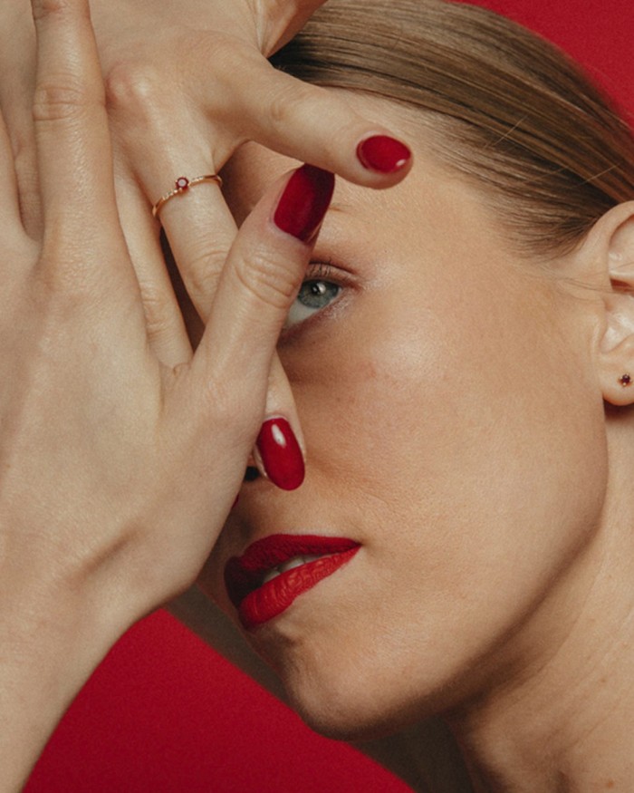 Goldring mit Rubin und Diamanten Colorize | LECARRE