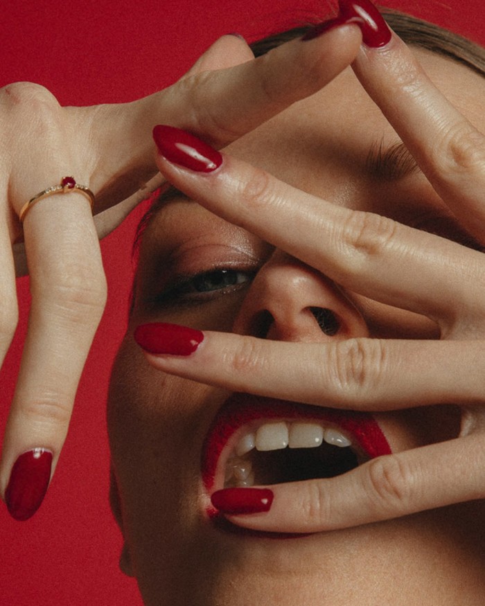 Goldring mit Rubin und Diamanten Colorize | LECARRE