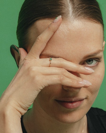 Colorize ring med guld och smaragder | LECARRE