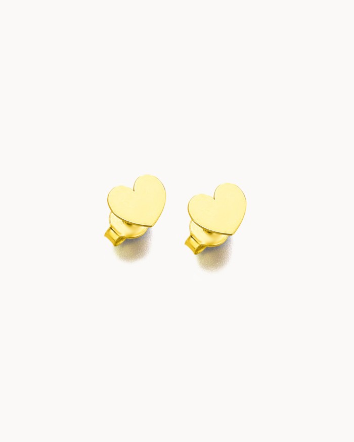 Plain Heart Earring | LECARRE