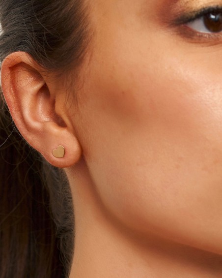 Plain Heart Earring | LECARRE