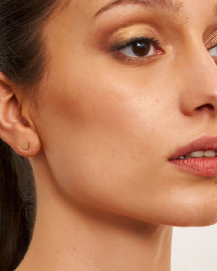 Plain Heart Earring | LECARRE
