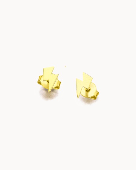 Smooth Lightning Bolt Earring | LECARRE