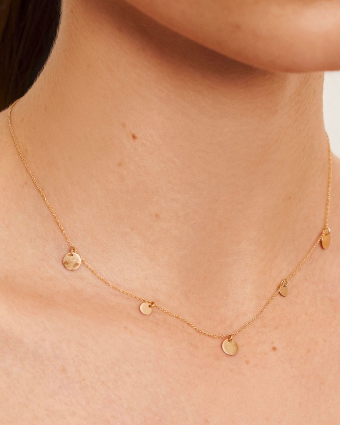 Collier avec plaques de différentes tailles | LECARRE