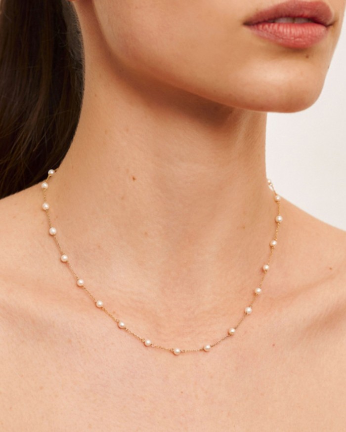 Cultured Pearl Choker | LECARRE