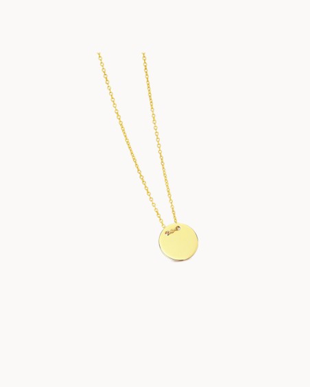 Pendant With Chain Passed Through Circle | LECARRE