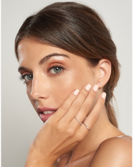 Trinity White Gold Diamond Ring | LECARRE