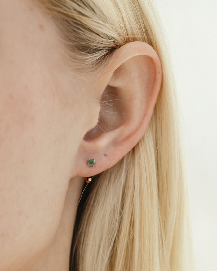 Earcuff Oro Emeraldas | LECARRE