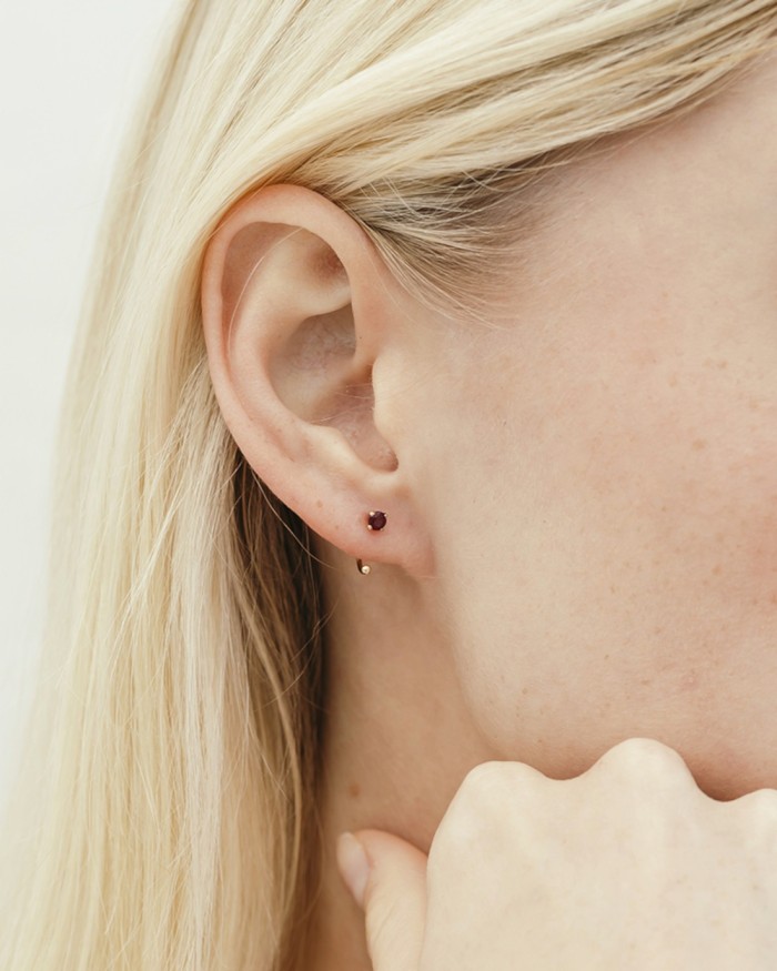 Earcuff Oro & Rubies | LECARRE