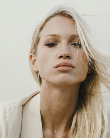 Nomad Gullkjede Øredobber med Diamanter | LECARRE