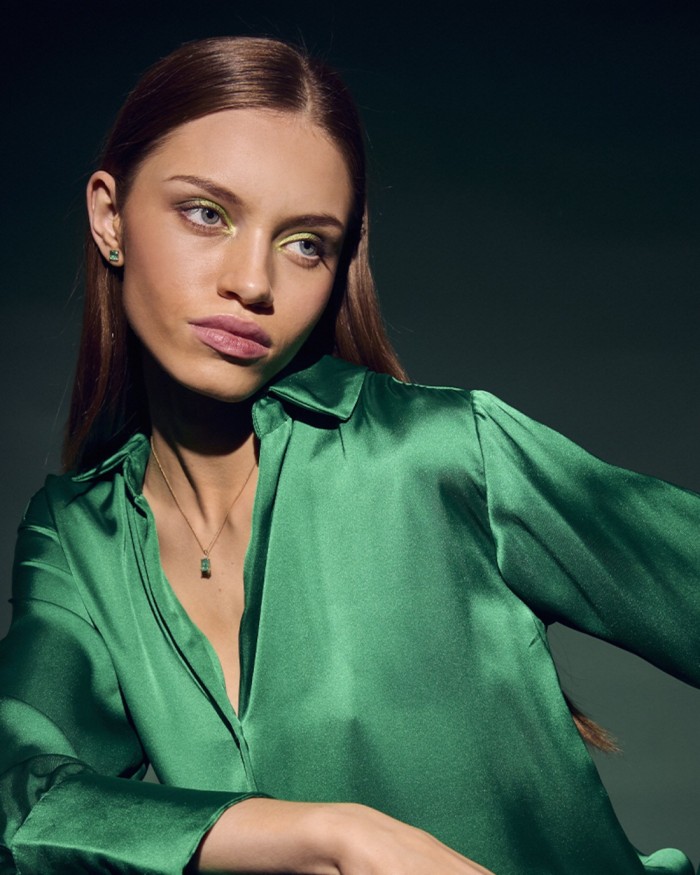 Σκουλαρίκια Green Love | LECARRE