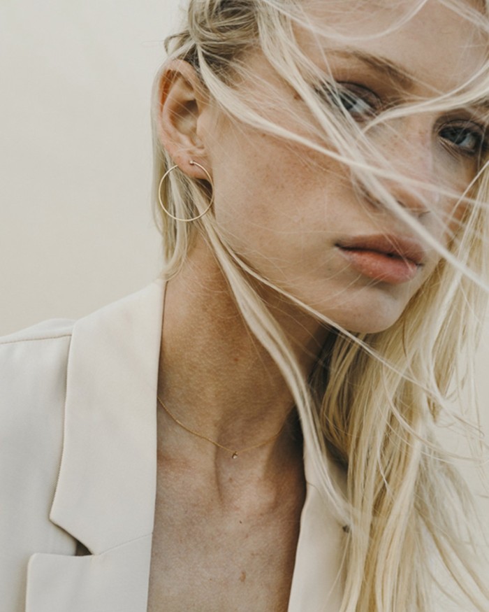 Nomad 18k Gold Diamond Hoops | LECARRE