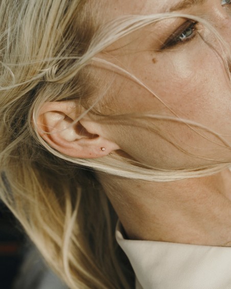 Earcuff Oro Diamantes Nomad | LECARRE