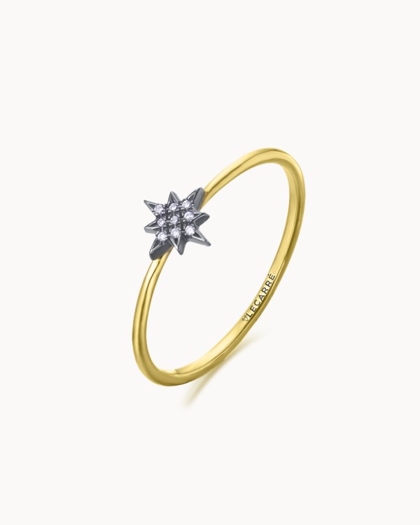 Bague Étoile Noire | LECARRE