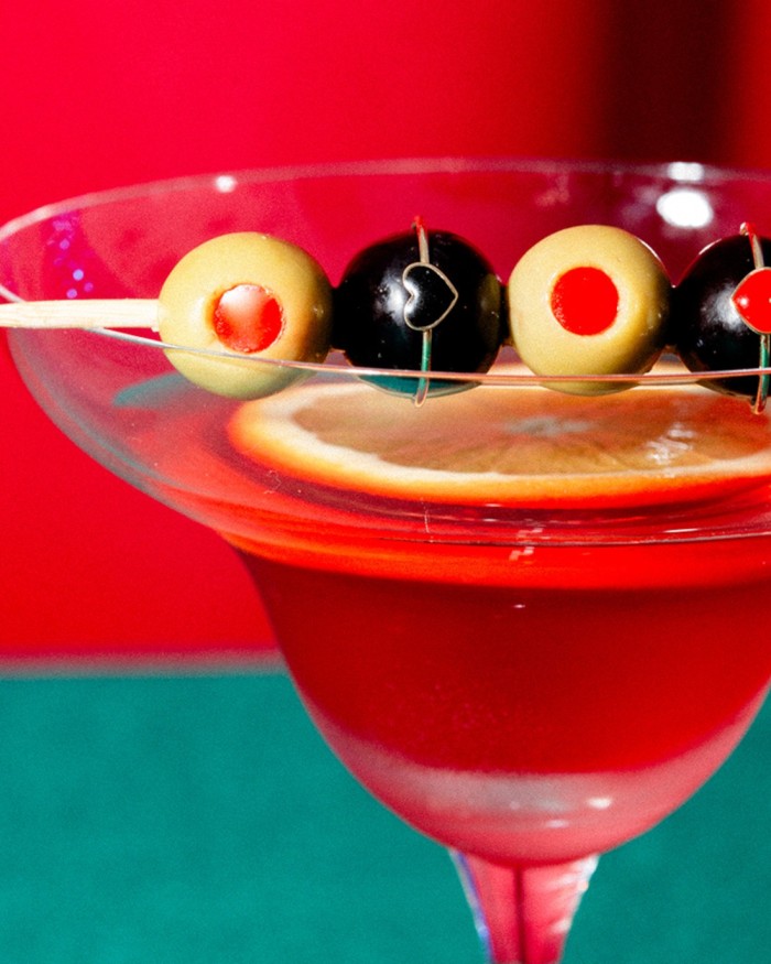 Gold Heart Ring with Red Enamel | LECARRE