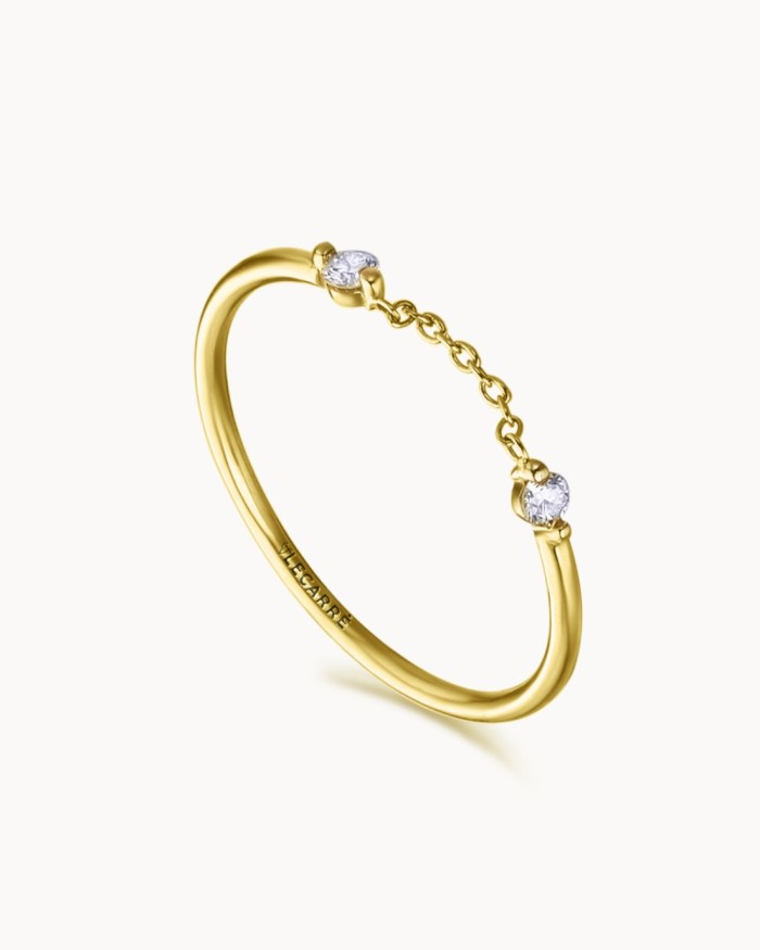 Anillo O.A. Topacios Blancos Y |