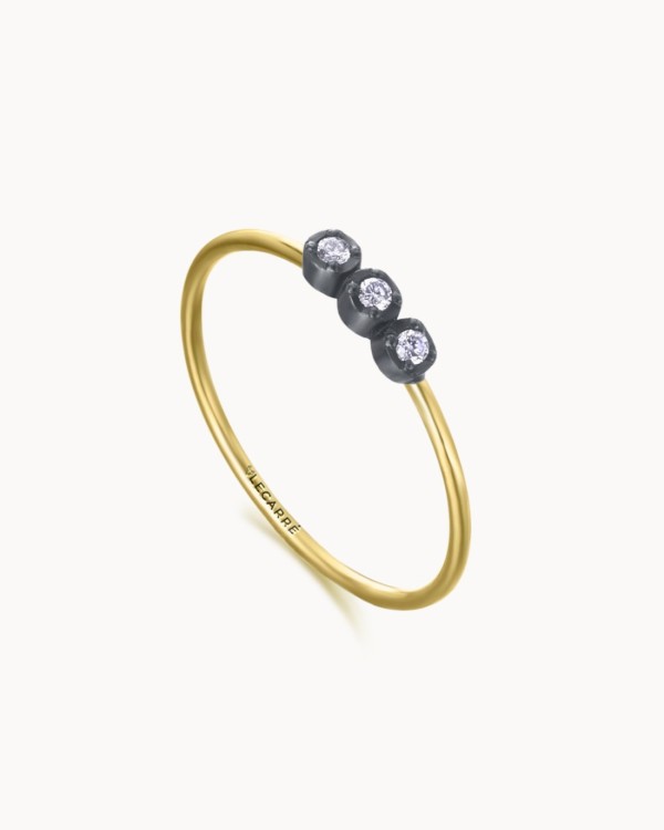 Ring 3 Chatons OAY | LECARRE