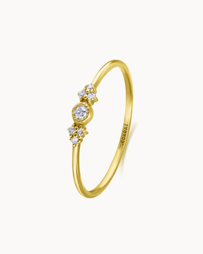 Anillo Mamounia Trilogy Oro Diamantes | LECARRE