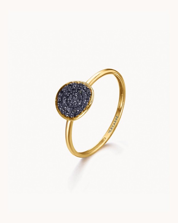 Vita Gold Diamanten Zwarte Ring | LECARRE