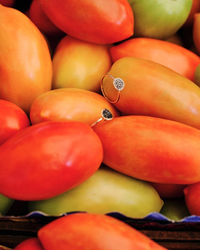 Anello Vita in oro e diamanti marroni | LECARRE