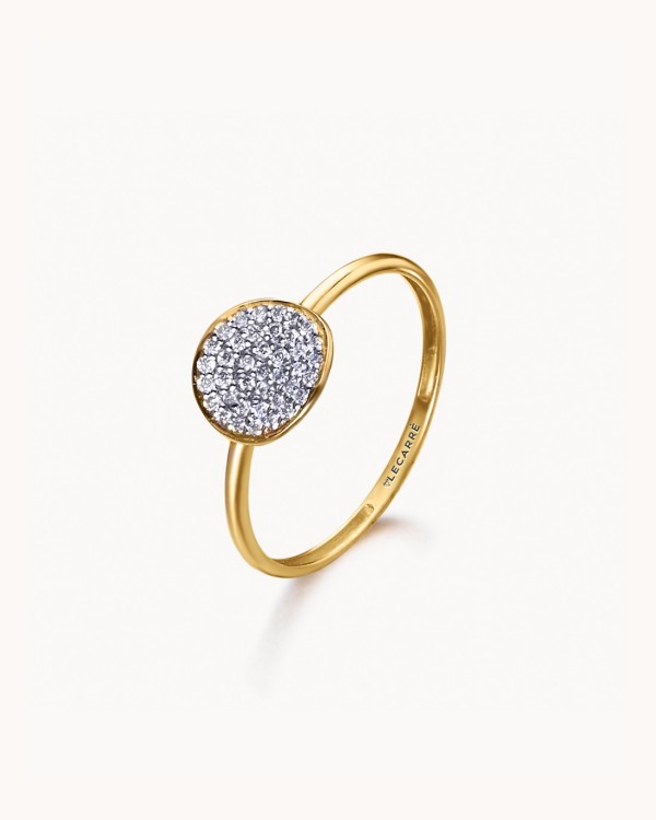 Anel Vita Gold com Diamantes | LECARRE