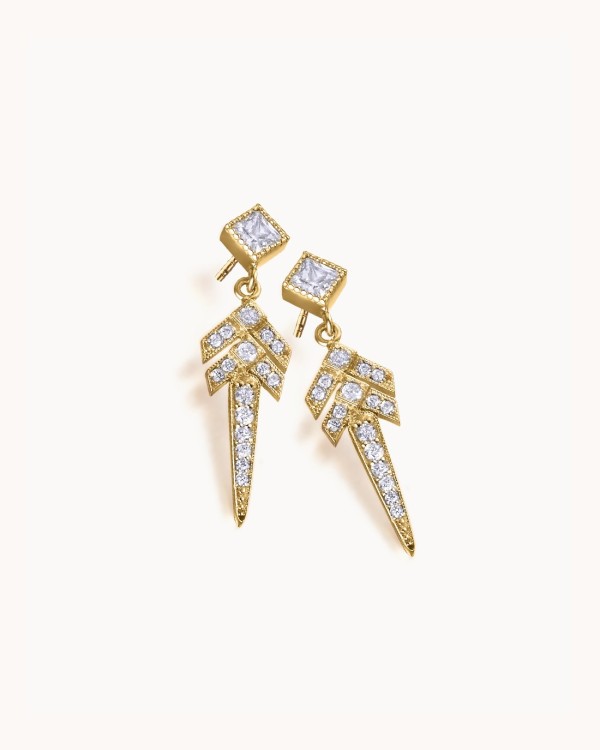 Pend. O.A Artdeco 0.16 Ct Hsi Y | LECARRE