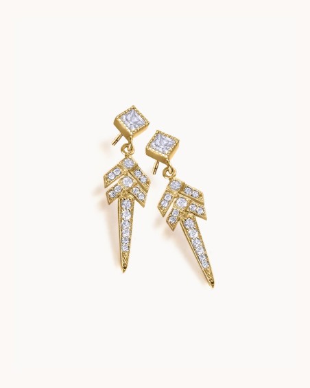 Pend. O.A Artdeco 0.16 Ct Hsi Y | LECARRE