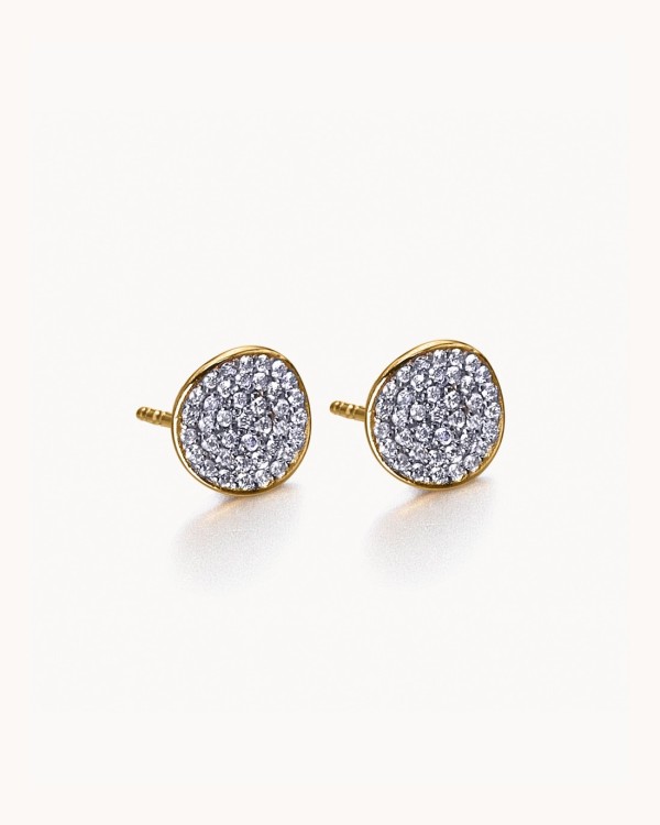 Pendientes Vita Oro Diamantes | LECARRE