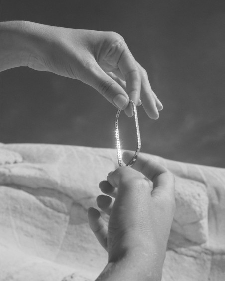 Bracciale Riviere in oro bianco | LECARRE