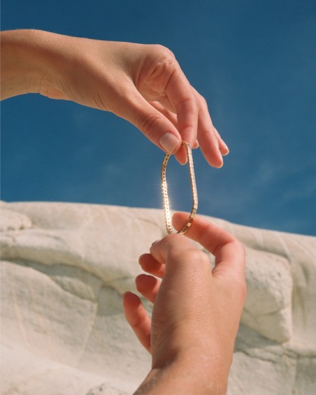 Pulsera Riviere Oro Plain | LECARRE