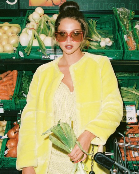 Inel cu romb și diamant din aur | LECARRE