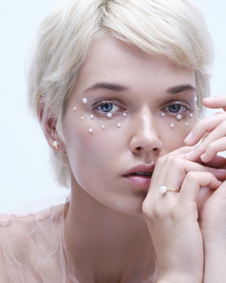 Pierścionek z perłą hodowaną OA 6/ 6.5mm | LECARRE