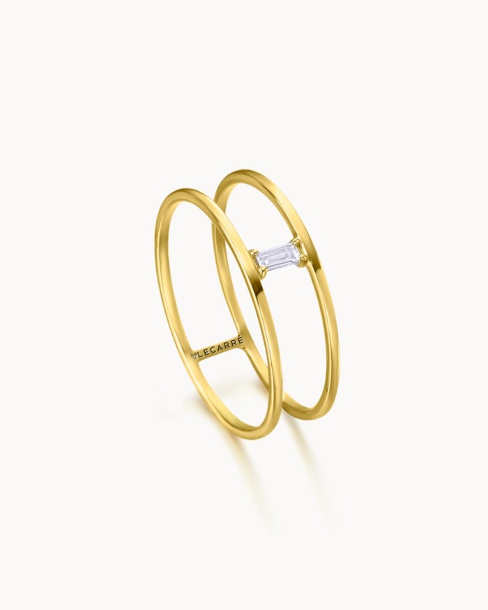 Bague OA Double Corps et Bague Bague Brillante | LECARRE