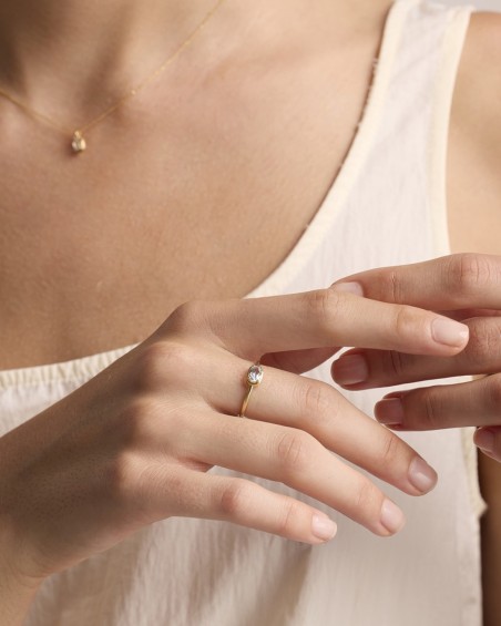 Anillo OA Top.Azul Oval 6x4 | LECARRE