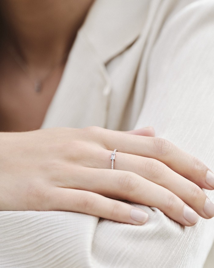 Anillo O.B Brill. 0.036 Q.Y Top.Az Ul | LECARRE