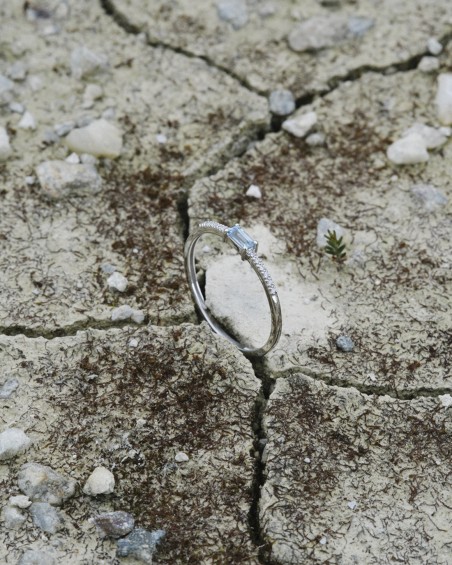 Anillo O.B Brill. 0.036 Q.Y Top.Az Ul | LECARRE