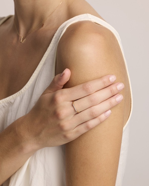 Bague et brillant OA . 0,036 ct. | LECARRE 2