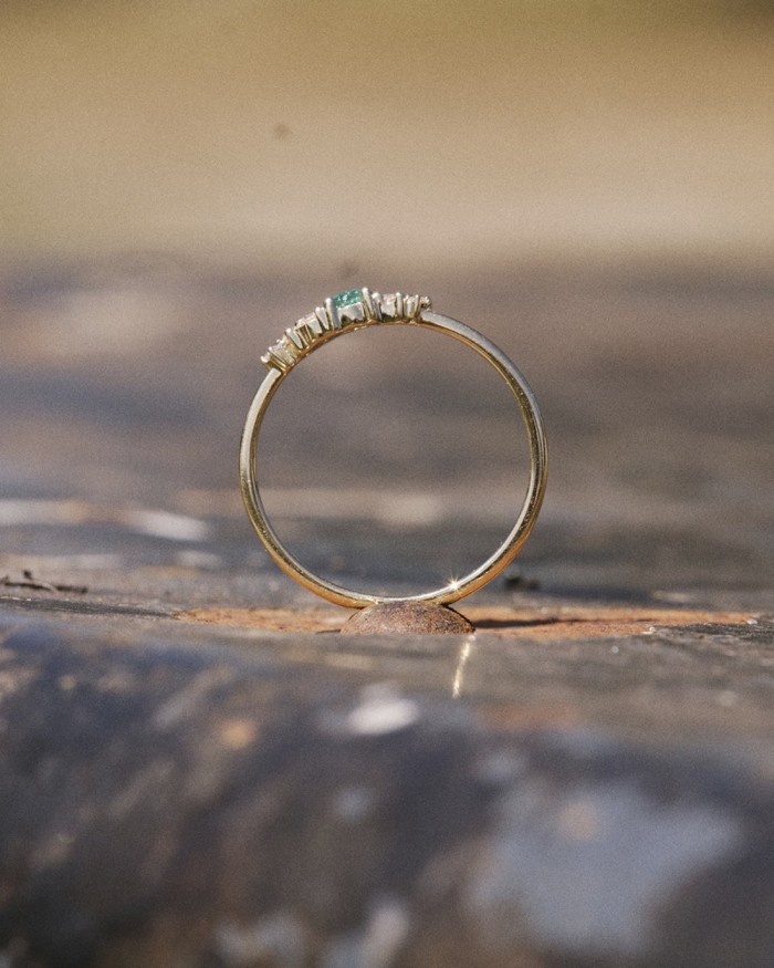 OB 0.09 Ct Hsi Y Saffier Ring | LECARRE