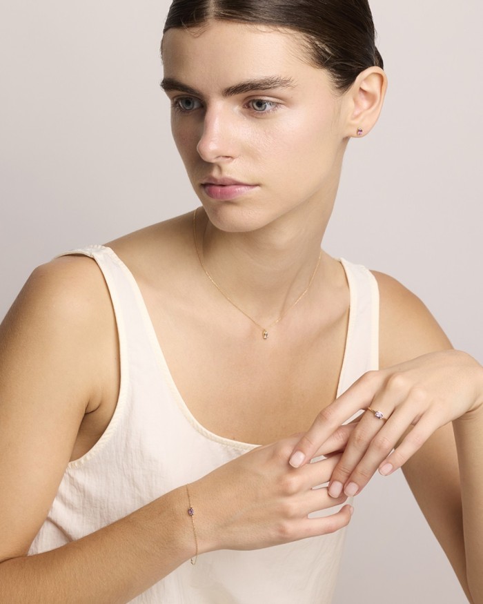 Pend. OA Top. Oval Azul 5x3 mm | LECARRE